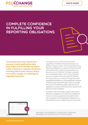 Whitepaper: meet reporting obligations in complete confidence with psiXchange